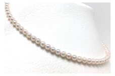 アコヤ真珠 4.5～5mm ネックレス ベビーパール 真珠 アクセサリー ギフト パール 母の日 ホワイトデー クリスマス 入学式 卒業式 結婚式 冠婚葬祭 成人祝 結婚祝 / 老舗の真珠専門店・アコヤ真珠ベビーパールネックレス 4.5～5.0ミリ