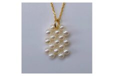真珠 アクセサリー パール 3.0mm 3.5mm ペンダント アコヤ真珠 あこや 普段使い 贈答 プレゼント ギフト 誕生日 おしゃれ 三重 伊勢志摩  /小さな贅沢Knitting Pearlペンダント「チャーム」