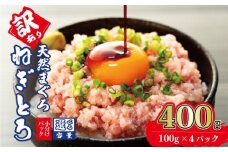 訳あり ねぎとろ 400g (100g×4パック) 天然マグロ 冷凍 小分け 個包装 便利 簡単 ネギトロ ねぎとろ丼 ネギトロ丼 マグロ まぐろ 鮪 たたき 新鮮 海鮮丼 丼 寿司 おかず 惣菜 おつまみ 食べきり 1人前 三重県 伊勢 志摩 5000円 5千円 五千円