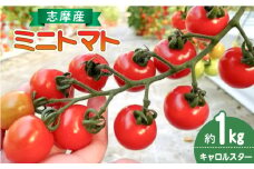 ミニトマト 1kg  国産 トマト キャロルスター 野菜 国産  サラダ パスタ 三重県 伊勢 志摩 5000円 5千円 五千円