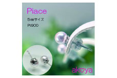 真珠 ピアス アクセサリー プラチナ パール 5ミリ ～ 5.5ミリ アコヤ真珠 伊勢 志摩 伊勢志摩 英虞湾 冠婚葬祭 結婚式 入学式 卒業式 ギフト カジュアル 誕生石 記念日 / akoya ピアス 花もよい