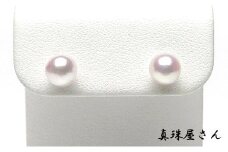 真珠屋さん アコヤ本真珠 ホワイトピンク 5.5～6.0ミリ 高品質 Pt900 ピアス （Pt900） / 真珠 アクセサリー ピアス パール プラチナ  ジュエリー 人気 アコヤ真珠 三重県 伊勢志摩 伊勢 志摩 志摩市