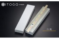 帯紐 伝統 工芸 着物 三分紐 伊賀 組紐 きらり ( 白鳳 ) ( 全長約128cm × 幅約0.9cm × 重量約10.5g ) 箱入り