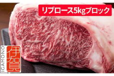 忍者ビーフ 伊賀牛 リブロース 約5kg ブロック