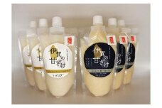 伊賀の甘ざけ詰合せ6本 濃いまま（食べる）タイプ3本／ストレートタイプ3本