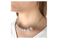 【伊賀組紐】ネックレスロンデル 【銀】