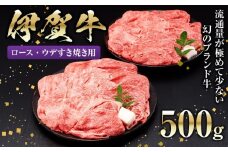 伊賀牛ロース・ウデすき焼き用 500g