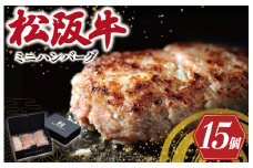 ★レビューキャンペーン対象★松阪牛入 ミニハンバーグ セット 50ｇ×15個 松阪牛 松坂牛 牛肉 国産 たっぷり 贅沢 ハンバーグ 人気 ミニ 小さめ 弁当 簡単 調理 冷凍 保存 I27