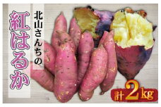 ★レビューキャンペーン対象★北山さんちのさつまいも 紅はるか 2kg さつまいも サツマイモ 薩摩芋 いも 芋 ほくほく 産地直送 新鮮 野菜 季節の野菜 旬 直送