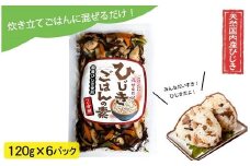 ★レビューキャンペーン対象★【伊勢丸い水産】 簡単！ 混ぜるだけ！ ひじきごはんの素 ２合×６パック ふるさと納税 ふるさと 海藻 海産 おすすめ 返礼品 人気  お取り寄せ 伊勢志摩 国産和食 煮物 小分け ミネラル 栄養 鉄分 簡単 時短 手軽 混ぜるだけ