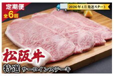 【定期便全6回】 松阪牛 特選 サーロイン ステーキ 約200g×3枚 （600g） 【受付時期・発送時期限定】 SS47