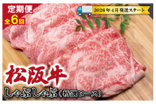 【定期便全6回】 松阪牛 しゃぶしゃぶ （特選ロース） 500g 【受付時期・発送時期限定】 SS51