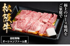 SS01　松阪牛焼肉（ロース）　500ｇ／（冷凍）瀬古食品　JGAP認定　松阪肉　名産　お取り寄せグルメ　三重県　大台町