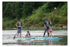 宮川 リバー SUP (サップ) 体験 4名分 ／ R2 SURF UNION 海上散歩 マリンスポーツ 川 アウトドア 一級河川 三重県 度会町