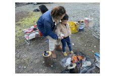 焚き火体験～焚き火調理と焼きマシュマロを作ろう　ペアチケット／地域活性化協議会　ふるさと納税　アウトドア　三重県　大紀町