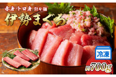 本まぐろ 赤身 トロ身 約700g まぐろ 鮪 トロ 刺身 お刺身 おさしみ お造り 切り身 小分け マグロ丼 海鮮丼 ネギトロ 漬け 海鮮 冷凍 生食用 三重県 伊勢 志摩 南伊勢町 伊勢まぐろ 