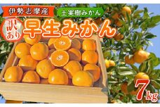 訳あり 早生みかん 7kg ご家庭用 みかん 期間限定 温州みかん mikan 果物 かんきつ 土実樹みかん ミカン 蜜柑 柑橘 フルーツ くだもの 果物 訳アリ わけあり 伊勢志摩産 三重県 南伊勢町 土実樹農園 15000円 20000円以下 一万円台