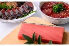 本マグロの中トロ＆漬け鰹＆鰹のタタキセット【C11】