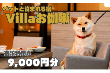 【ペットと泊まれる宿】Villaお伽噺　宿泊利用券〈9,000円分〉[vo01]