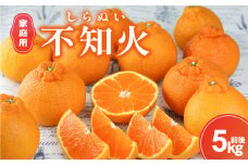 【2026年発送 先行予約品】丸安青果の御浜町産不知火5キロ前後(家庭用）【果物 フルーツ みかん 不知火 しらぬい 5kg 前後 家庭用 三重県 御浜町】