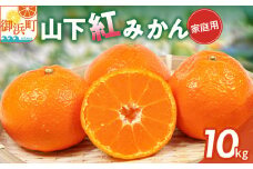 辻本農園の山下紅みかん（家庭用）10キロ【期間限定 数量限定 キズあり まぼろし 幻 高級 甘い 果物 ミカン フルーツ 柑橘 家庭用 三重県 御浜町】