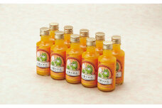 前元農園の完熟みかんジュース (温州みかん100％) (180ml×10本)/ 果汁100% みかんジュース ストレート ジュース フルーツ みかん 蜜柑 三重県  高品質 みえ アルギット