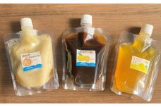 玉ねぎドレッシング ゆずぽん酢 はちみつマイヤーレモン【手作りのkokoro食堂セット】 / ドレッシング 自家製 ゆず 柚子 はちみつ 玉ねぎ たまねぎ 蜂蜜 レモン 国産 マイヤーレモン