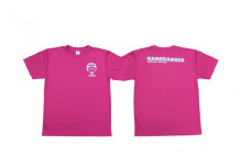 【紀宝町オリジナルデザイン】カメレンジャー ドライTシャツ【Lサイズ/ホットピンク】