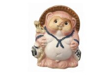 Re.Tanuki～POPなカラーの信楽たぬき～（12cm）【ピンク】