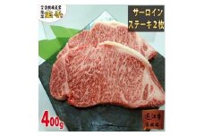 【宝牧場】近江牛サーロインステーキ2枚