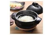 【美味しく簡単に炊ける】信楽焼 3合ごはん鍋 ご飯土鍋