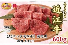 【A5ランク近江牛】焼肉　赤身上モモ（600g）4~6人前