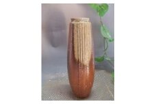 【信楽焼】三筋花入れ　花入　花器　花瓶　nha-032