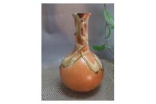 【信楽焼】玉丸花入れ　花入　花器　花瓶　nha-031