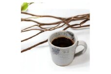 信楽焼 陶器製 雪結晶 切立マグカップ