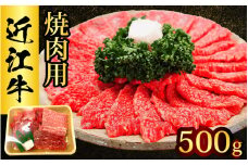 近江牛 たなか善　焼肉用　 約500g ブランド 焼き肉 やきにく ギフト 国産 冷蔵 肉 モモ バラ 牛肉 和牛 ブランド牛