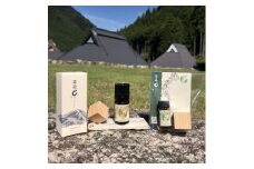 大津市葛川産 『アロマオイル葛の雫-Shizuku- 和精油ひのき』5ml ＆ お試し杉の精油1ml