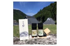 大津市産 和精油『とことん森林浴セット』杉＆ひのき精油 各5mlとお試しブレンドオイル『月』＆『陽』各1ml
