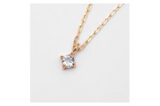 K10イエローゴールド 天然石ネックレス【3月誕生石アクアマリン】上品な華奢見えサイズ 長さ40cm　K10-05-03 / 金 ゴールド ジュエリー アクセサリー ギフト プレゼント レディース シンプル 定番