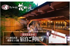 【 おごと温泉 】びわ湖花街道 一般客室 1名様宿泊ご利用券 【部屋おまかせ】