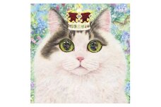 猫作家福嶋吾然有が描く、猫のセミオーダー絵画　F8号サイズ
