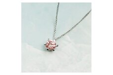 プラチナ900 ラボピンクダイヤネックレス 0.2ct 6本たてづめ LAB-PT900-001PK [AM322] / プラチナ900 ピンクダイヤモンド ダイヤモンド ダイアモンド ダイヤ 6本たてづめ ネックレス アクセサリー ギフト プレゼント