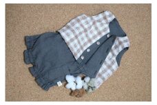 乳児用 白綿・茶綿・緑綿 鉄媒染 リバーシブルベスト + カボチャパンツ 男女共用 ベビー服 ベビー ベスト パンツ ズボン 子供服 スリーパー チェック 新生児 綿 コットン オーガニックコットン リバーシブル 女の子 男の子 出産祝い プレゼント ギフト 日本製 ナチュラル 赤ちゃん ベビーグッズ 上下 セット 無農薬 有機肥料 自然