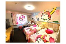 1泊朝食付 ペア宿泊券 大人2名 和定食 ハーフバイキング ひこにゃんルーム ご当地ルーム ひこにゃん 宿泊ペア 宿泊券 宿泊チケット チケット ホテル宿泊券 朝食付き 夫婦 カップル 友達 旅行 観光 ホテルサンルート彦根 滋賀 彦根
