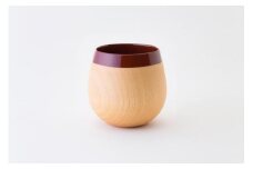 コーヒーカップ ブラウン 1個 木製 マグカップ 漆塗り 木 漆 ナツメ なつめ 天然漆 chanto (シャント) 彦根仏壇 伝統工芸品 伝統 職人 マグ コーヒー カップ コップ 器 うるし カラフル ブラウン 茶色 食器 日用品 滋賀 彦根 
