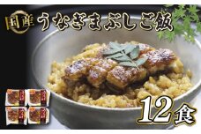 炭火焼き 国産 うなぎまぶしご飯 12食入 (140g×12) うなぎ 鰻 ウナギ 小分け 炭火焼 炭火 うなぎ国産 土用丑の日 土用の丑の日 おすすめ 簡単調理 コシヒカリ と キヌヒカリ 等のブレンド米 米 近江米 お茶づけ ギフト プレゼント 滋賀 彦根 あゆの店きむら うなぎや源内