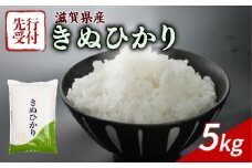 【令和7年産先行受付】 きぬひかり 5kg 令和7年産 新米 米 精米 こめ コメ お米 ご飯 米 キヌヒカリ 先行受付 5キロ 令和7年 滋賀 彦根