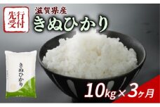 【令和7年産先行受付】 きぬひかり 10kg ( 5kg ×2) 3回定期便 令和7年産 定期便 新米 米 精米 こめ コメ お米 ご飯 米 キヌヒカリ 先行受付 米定期便 3か月定期便 3ヶ月定期便 3回 3ヶ月 3か月 滋賀 彦根