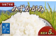 ★無洗米★ 新米 令和7年 彦根産 みずかがみ 5kg お米 白米 無洗米 米 こめ コメ おこめ ご飯 ごはん おすすめ 送料無料 滋賀 彦根 ひこね