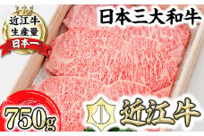【PRキャンペーン対象】【森村商会】近江牛 特選サーロイン ステーキ【750ｇ（約250ｇ×3枚）】【L004U】